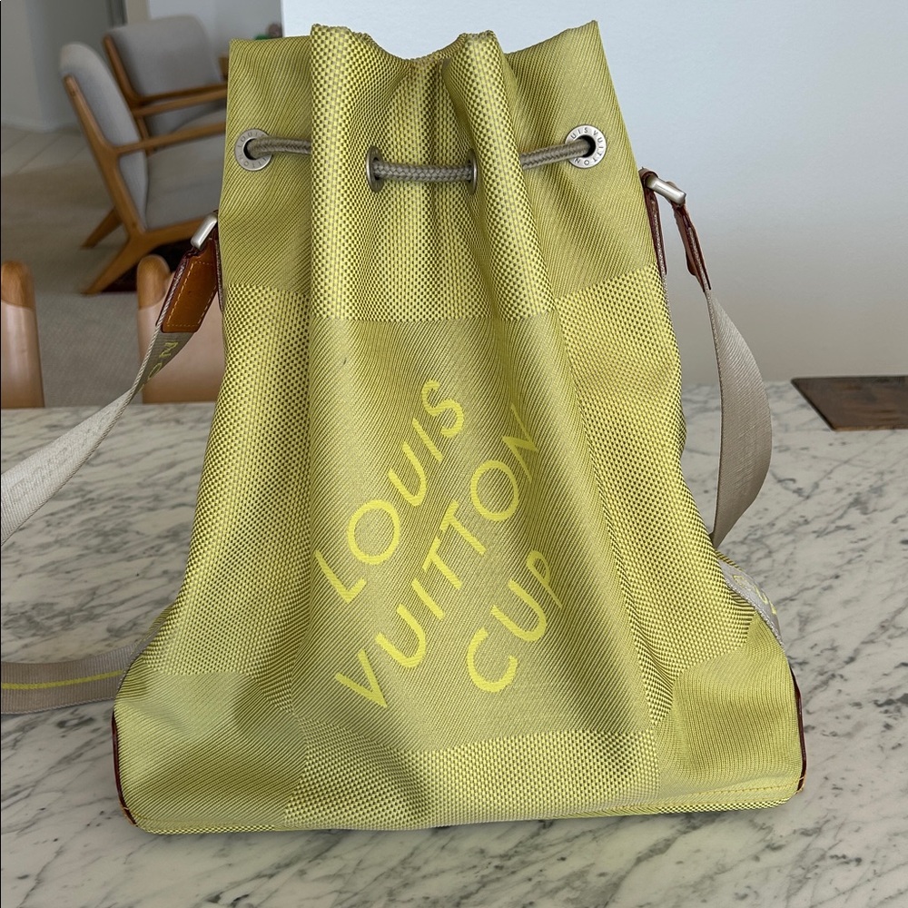 LOUIS VUITTON BUCKET BAG, 2002 Damier Geant LV Cup - Picture 6 of 14
